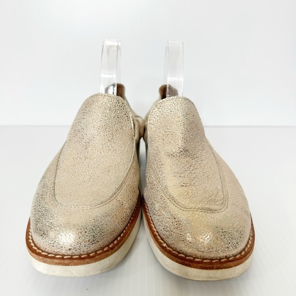 Arche Gold Metallic Danock Mocassins Shoes Size 41 or 9.5 US - Picture 4 of 10